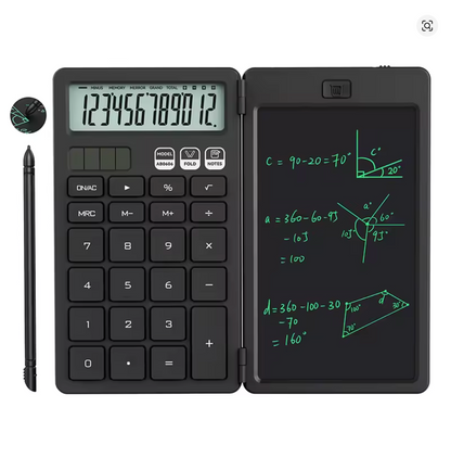Calculadora con Pizarra LCD Borrable