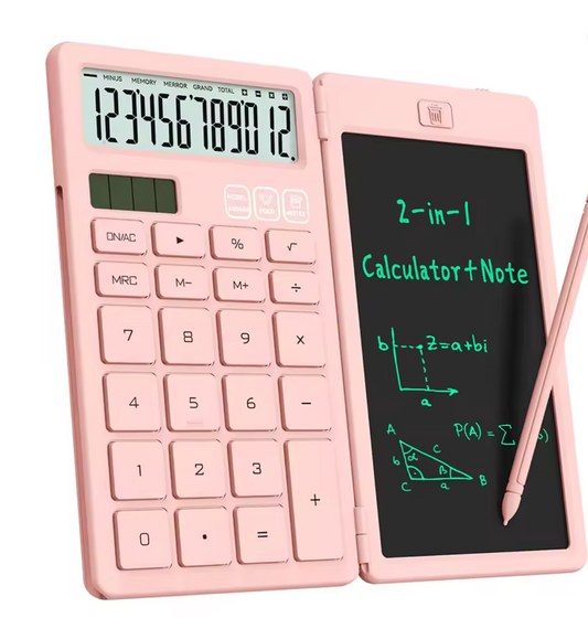 Calculadora con Pizarra LCD Borrable
