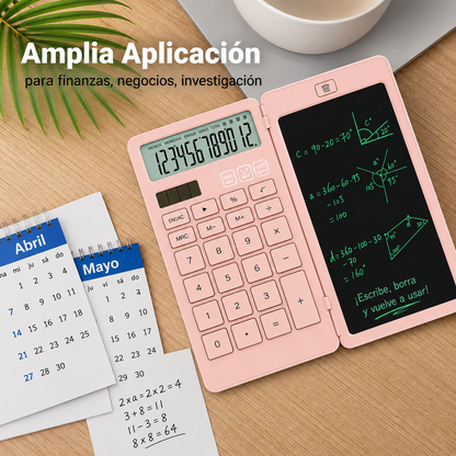 Calculadora con Pizarra LCD Borrable